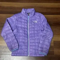 ザ・ノースフェイス ガールズXS中綿ジャケット THERMOBALL ラベンダー
