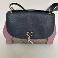 COACH ショルダーバッグ シグネチャー レザー コンビのサムネイル