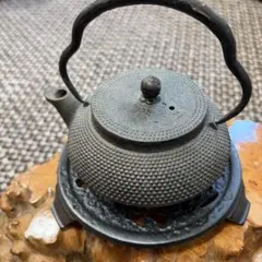 南部鉄器 『岩鋳』風鈴 灯篭 鉄灯籠 吊り灯籠 六角(中) 黒 短冊付き