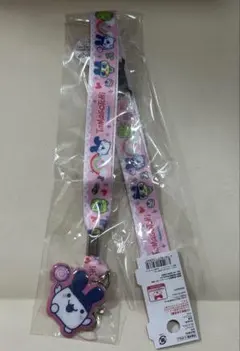 たまごっちふぁくとり〜　ネックストラップ　みみっち　ピンク　たまごっちパラダイス