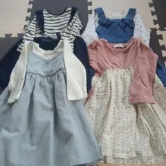 【女の子90サイズ】ワンピース　まとめ売り