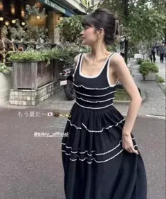 bibiy TALLULAH SUNDRESS ワンピース ブラック - メルカリ
