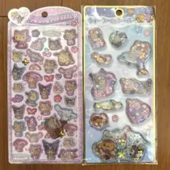 日焼けキティ　サンリオキャラクター　うるちゅるポップシール　ウォーターインシール