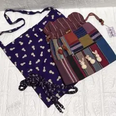新品　愛浪漫　巾着・美品　帯締め　バッグ　３点　まとめ売り