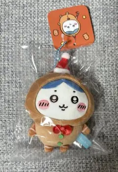 ちいかわ　ジンジャーマンマスコット(ハチワレ)