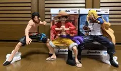 【開封済】ワンピース Grandista ルフィ エース サボ 三兄弟セット