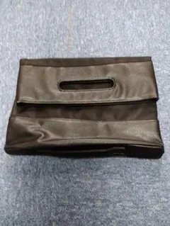 【美品】クラッチバッグ セカンドバッグ　メンズ　ブラック（黒）
