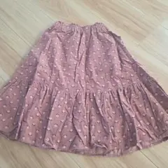 GU 花柄フリルスカート 100cm~