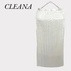 CLEANA クリーナ　プリーツスカート　ロングスカート　ホワイトのサムネイル