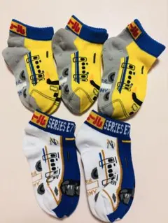 新幹線　プラレール　キッズ　入園　入学　靴下　5足セットソックス