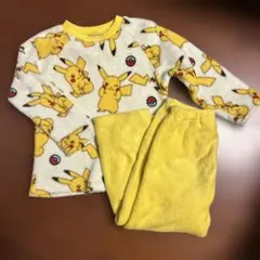 ピカチュウ柄 フワフワ パジャマ 120cm