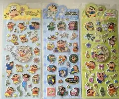 クレヨンしんちゃん⭐ウォーターシール 3枚セット