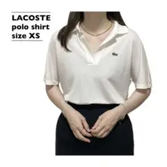 LACOSTE ラコステ スキッパー ポロシャツ ワンポイント刺繍ロゴ
