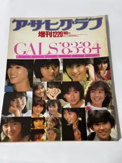 【状態良好】アサヒグラフ 臨時増刊 GALS'83-'84 アイドルスター