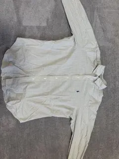 Ralph Lauren イエロー系チェック柄 長袖シャツ