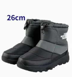 【新品】ノースフェイス ヌプシ ブーティ ウォータープルーフロゴショート26㎝