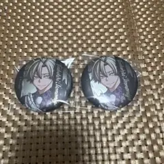 桃源暗鬼　メタリック缶バッジ　桃宮