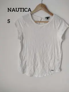 ノーティカ ホワイト 半袖Tシャツ 【Sサイズ】レディース トップス 半袖のサムネイル