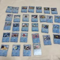 ポケモンカード 水タイプ まとめ売り 30枚セット