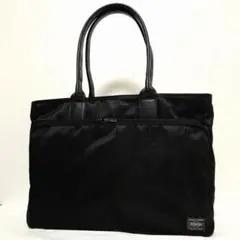 現行タグ✨未使用級 ポータ タイム トートバッグ A4可 大容量 黒 吉田カバン
