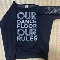 【ZUMBA】 長袖後ろがメッシュ！