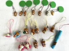 リラックマ ストラップ マスコット 伊藤園 コラボ19点セット