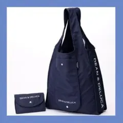 新品 DEAN＆DELUCA エコバッグ トートバッグ 岡山限定品 ネイビー