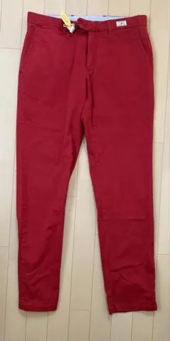 TOMMY HILFIGER チノパン 32/32 レッド