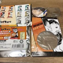 ハイキュー!! 影山飛雄 缶バッジ & 特製ホルダー　コレクション　第1弾