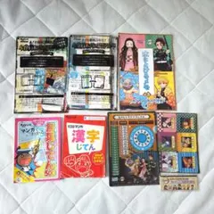 チャレンジ3年生 漢字辞典 言葉辞典 4教科おさらいクリアカード 鬼滅の刃