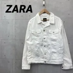 ZARA ザラ デニムジャケット Gジャン メンズ 白