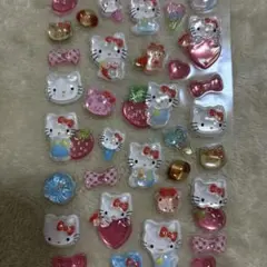ハローキティ 立体シール　ボンボンドロップ　シール　na