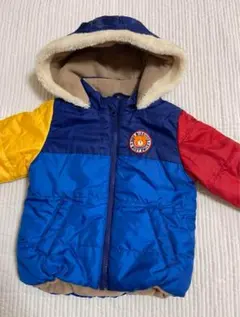 HOT BISCUITS フード付き中綿ジャケット 青・赤・黄