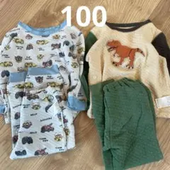 UNIQLO ユニクロ　キルトパジャマ2セット　恐竜　パウパトロール　100