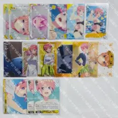 五等分の花嫁　中野一花　ウエハース　メタルカード　クリアカード