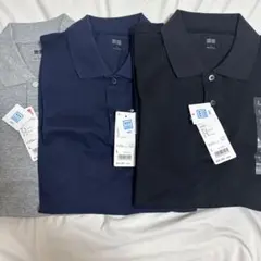 ユニクロ ドライカノコポロシャツ 3枚セット