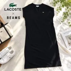LACOSTE × BEAMS ラコステ ビームス コラボ ポロワンピース　黒
