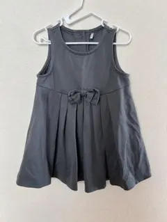 ベビー　80cm フォーマル　ワンピース　女の子　セレモニー　グレー　入園