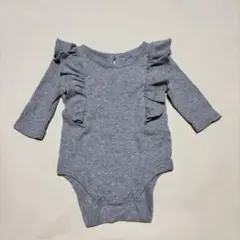 babyGap ベビー ロンパース グレー フリル 0-3Mのサムネイル