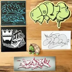 ① グラフィティー ステッカー 6枚セット graffiti グラフィティ