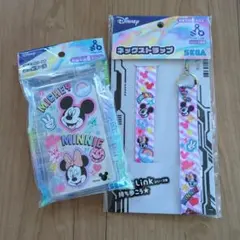 meスマホ+　Disney スマホケース ストラップセット　ネックストラップのサムネイル