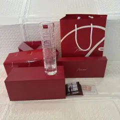 新品未使用　Baccarat バカラ クリスタル花瓶　フラワーベース 一輪挿しのサムネイル