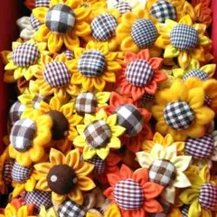❀ひまわり　布花　３０個♥