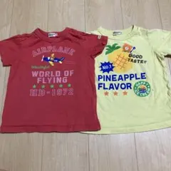 男の子　110 Tシャツ2枚セット　ホットビスケッツ　ミキハウス