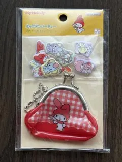 マイメロディ ポップデコパーティー プチパース付きフレークシール