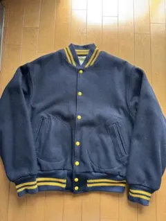 ヴィンテージスタジャン 、ブラック、古着、60's