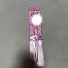 新品　アベイル　ハローキティ マスコット付 塗り箸 21cm ヒョウ柄
