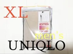 ●新品未開封●ユニクロメンズヒートテック9分袖VネックTシャツ●ベージュ・XL