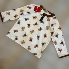 新品未使用【ミキハウス】長袖Tシャツ　ロンT クマ柄 90cm