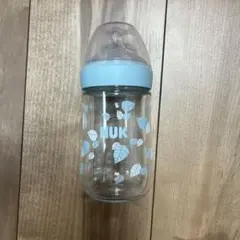 NUK 哺乳瓶 240ml ライトブルー リーフ柄